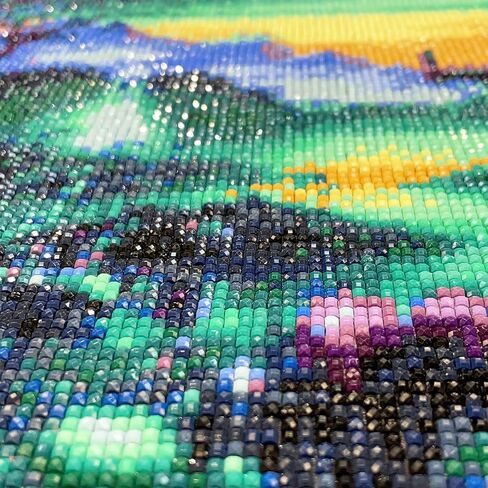MXJSUA DIY 5D Full Square Diamond Painting Magicest by Number Kits for Adults, Diamond Painting Kits Round Full Drill Diamond Art Kit Picture Craft for Home Wall Art Decor 12x16 inch in Saudi Arabia
