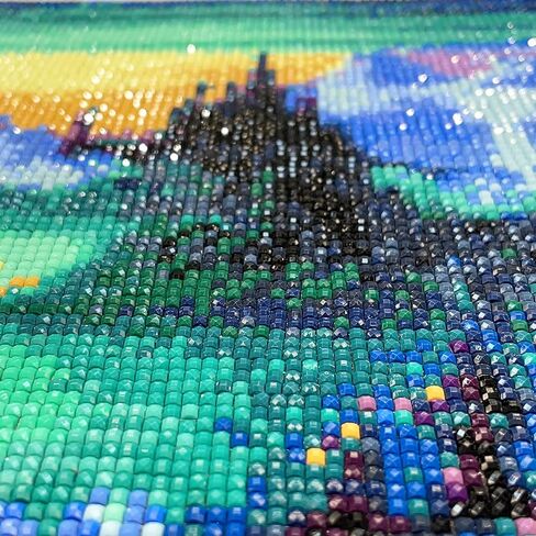 MXJSUA DIY 5D Full Square Diamond Painting Magicest by Number Kits for Adults, Diamond Painting Kits Round Full Drill Diamond Art Kit Picture Craft for Home Wall Art Decor 12x16 inch in Saudi Arabia
