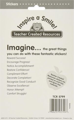 Teacher Created Resources Gold Foil Star Stickers Valu-Pak in Saudi Arabia