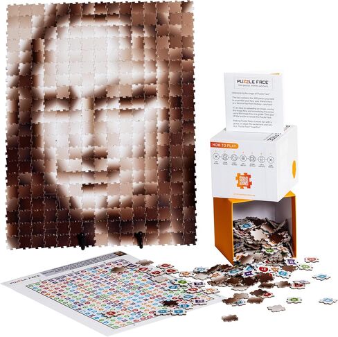 Puzzle Face - 300 Piece Jigsaw Puzzle to Make Any Face. Create Custom Personalized Puzzle Portraits of Anybody. Billions of Possibilities, Infinite Fun for Kids and Adults in Saudi Arabia