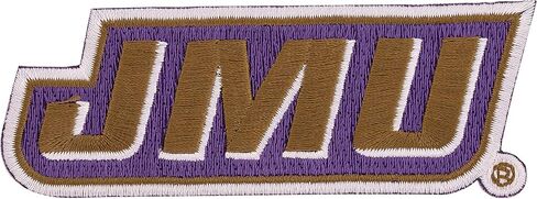James Madison University Patch Dukes JMU Embroidered Patches Applique Sew or Iron On Blazer Jacket Bag (Patch - Design C) in Saudi Arabia