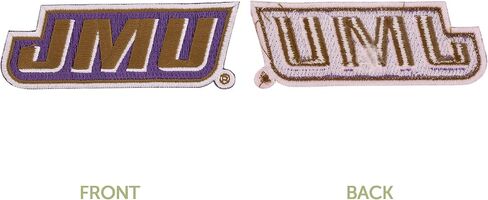 James Madison University Patch Dukes JMU Embroidered Patches Applique Sew or Iron On Blazer Jacket Bag (Patch - Design C) in Saudi Arabia