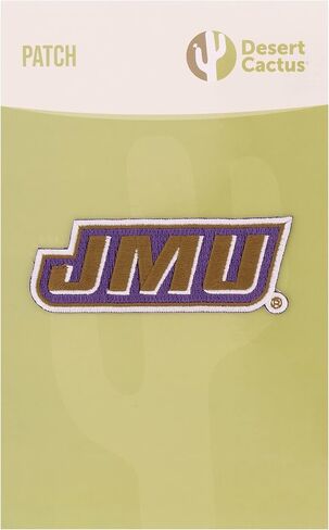 James Madison University Patch Dukes JMU Embroidered Patches Applique Sew or Iron On Blazer Jacket Bag (Patch - Design C) in Saudi Arabia