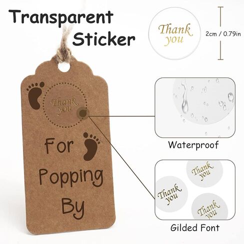 200pcs Gift Tags, Hanging Tags with String Kraft Paper Tags for Christmas Gift Wrapping Wedding Birthday Holiday Crafts (Scalloped) in Kuwait