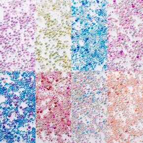 3300pcs Resin Beads Resin Bubble Beads No Hole Imitation Pearls Loose Beads Resin Round Spacer Beads for Resin Crafting and Nail Arts Jewelry Making 9 Colors