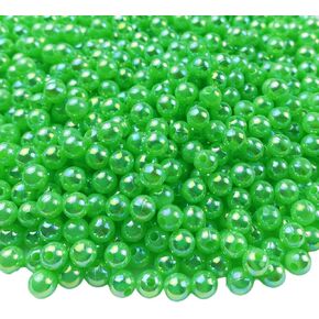 800pcs Pearl Beads 6mm Pearl Craft Beads Round Bulk Pearls for Bracelet Necklace Jewelry Making DIY Sewing Crafts Home Decoration Vase Filler (Light Pink AB) in Kuwait