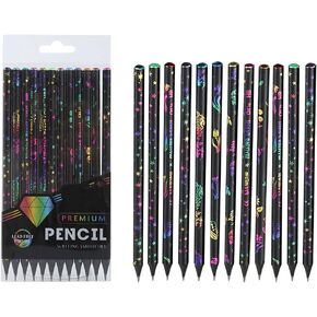 12 قطعة من أقلام الرصاص الملونة HB للرسم الفني، للطلاب الذين يقومون بكتابة اللوازم المدرسية، مثالية لفن الرسم والرسم والتظليل وأقلام الرصاص للفنانين للمبتدئين والفنانين المحترفين in Kuwait