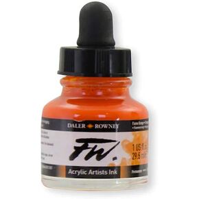 Daler-Rowney FW Acrylic Artists' Ink (Flame Orange) in Saudi Arabia