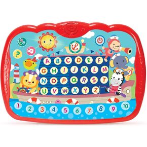 Learning Tablet for Toddlers 1-3 - Educational ABC Toy to Learn Alphabet, Number, Music & Words - Early Development Electronic Learning & Activity Game, Suitable for 1 2 3 Year Old Boys & Girls
