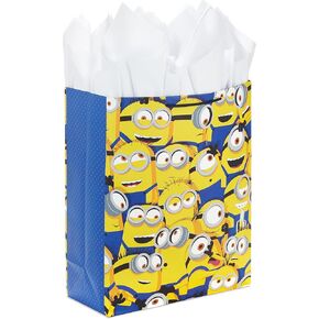 Hallmark 15" Extra Large Gift Bag with Tissue Paper (Minions) for Kids, Birthdays, Christmas in Saudi Arabia