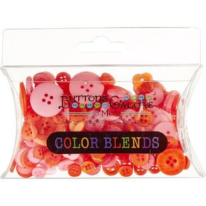 Buttons Galore Color Blend Buttons, 3 oz., Purple/Lavender/Bright Pink