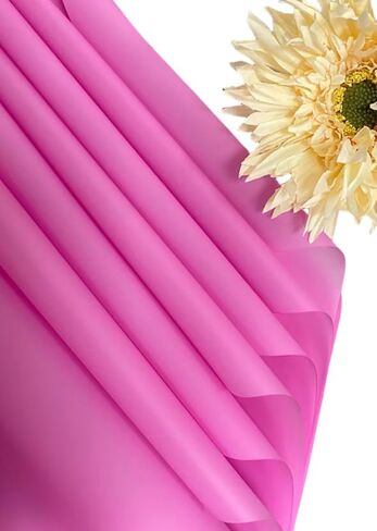 DODXIAOBEUL 20Sheets Black Waterproof Wrapping Flower Paper,Valentines Day Flower Bouquets Wrapping Paper Florist Bouquet Paper for Birthday Holiday Wedding Engagement,DIY Crafts 23x23 in Saudi Arabia