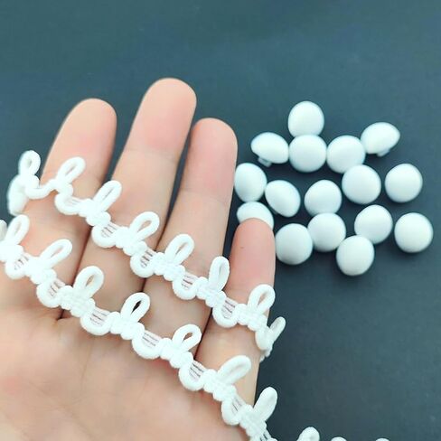 30 قطعة من أزرار قماش الساتان الرمادي من YOOGCORETT، أزرار مغطاة بالقماش مع مجموعة شانك وفتحة أزرار لفستان الزفاف وإكسسوارات ملابس الخياطة بنفسك، مقاس 1/2 بوصة in Kuwait