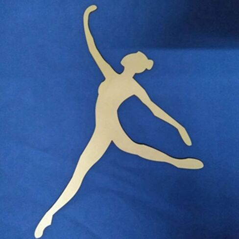 TENDYCOCO Ballerina Cutout Wooden Unfinished Ballet Dance Shape Slices DIY Wedding Party Home Decor Kids Toy Gift Favor 10pcs in Saudi Arabia