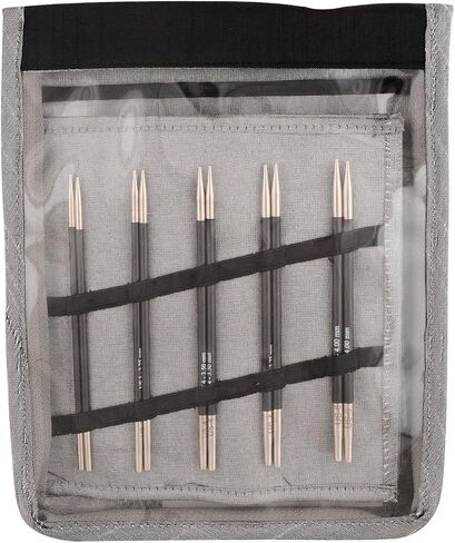 Knitter's Pride Karbonz Deluxe Interchangeable Needles Set, US 2.5, 3, 4, 5, 6, 7, 8, 9 & 10 in Saudi Arabia