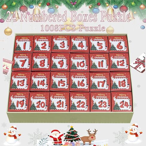 احجية الصور المقطوعة للكريسماس وتقويم المجيء وتقويمات العد التنازلي للكريسماس in Kuwait