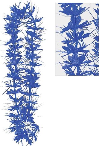 Amscan Blue Tinsel Lei (40" - 1 Piece) - Vibrant, Lightweight & Perfect for Parties, Festivals, and Celebrations in Saudi Arabia
