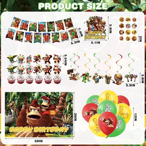 61 قطعة من ديكورات حفلات أعياد الميلاد على شكل حمار كانتري، تتضمن لافتة عيد ميلاد، وغطاء للكيك، وغطاء للكب كيك، ودوامة معلقة، وبالون لاتكس، وملصق، وخلفية in Kuwait