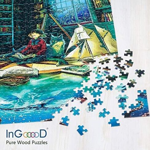 Ingooood- Jigsaw Puzzles 1000 Pieces for Adult- Fantasy Series- Boundless_IG-0407 Entertainment Wooden Puzzles Toys in Kuwait