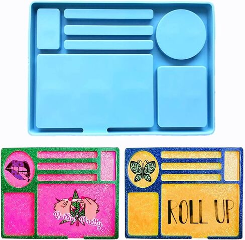 قوالب راتنج ريفاندا صينية سيليكون كبيرة، قالب صينية راتنج مستطيلة مع حافة، قوالب صينية كبيرة لمنظم تخزين قالب لوح تقديم السيليكون من راتنجات الإيبوكسي، قوالب إيبوكسي صينية متعددة الأغراض من السيليكون in Kuwait