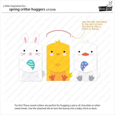 Lawn Fawn Spring Critter Huggers Custom Die (LF2258) in Saudi Arabia