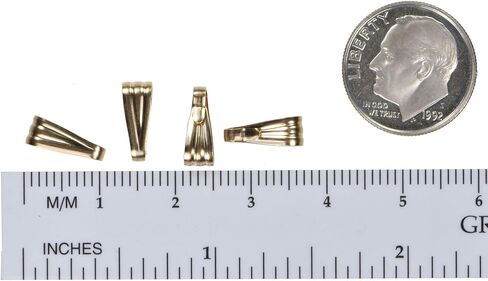 UGems 4 14k Gold Filled Snap Bails Large 10mm in Saudi Arabia