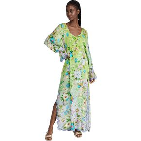 قفطان Laya النسائي من Hemant and Nandita مع فتحة مطبوعة in Kuwait