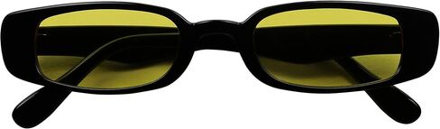 ShadyVEU Slim Classic Rectangular Sunglasses UV Protection 90’s Vintage Small Wide Retro Frame Fashion Shades in Kuwait
