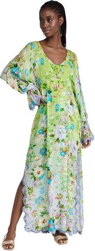 قفطان Laya النسائي من Hemant and Nandita مع فتحة مطبوعة in Kuwait