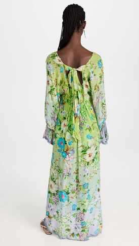 قفطان Laya النسائي من Hemant and Nandita مع فتحة مطبوعة in Kuwait