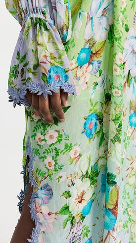 قفطان Laya النسائي من Hemant and Nandita مع فتحة مطبوعة in Kuwait