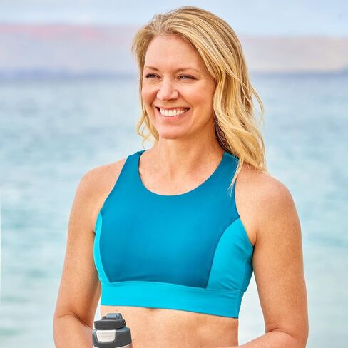 UV SKINZ Womens Active Swim Bra with UPF 50+ Sun Protection – Modest Swimsuit Top, Swim Bras for Under Rash Shirt in Saudi Arabia