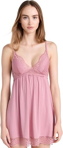 Eberjey Women's Beatrix Plunge Chemise in Saudi Arabia