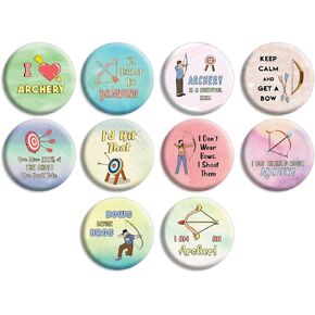 Sports and Awareness Pinback Buttons (10-Pack) in Kuwait