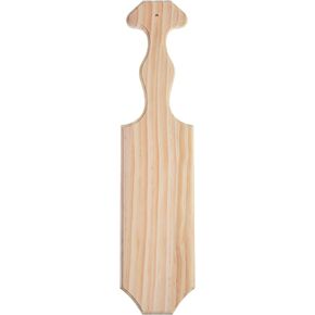 مجداف نسائي خشبي 17 انش، مجداف يوناني من الخشب الصلب غير المصقول in Kuwait