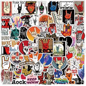 64 جهاز كمبيوتر شخصى ملصقات الصخور الكرتون الكتابة على الجدران جماليات الفينيل الشارات للماء للأطفال البالغين المراهقين لحفلة عيد ميلاد لوازم الديكور الهدايا لخوذة الكمبيوتر المحمول زجاجة مياه يومية سكرابوكينغ in Kuwait