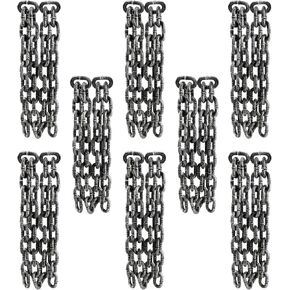 8 Pack 6 Feet Halloween Chains Plastic Prison Chain Props for Halloween Haunted House Decoration Cosplay Supplies in Saudi Arabia