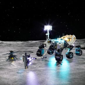 Vaodest LED Light for Lego 42158 Technic NASA Mars Rover Perseverance Set,Design and Configuration Compatible with Model 42158(LED Light Only, Not Building Block Kit)