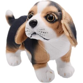 YONLIT Lifelike French Bulldog Stuffed Animal Animated Plush Puppy Toy Doll Super Realistic Dogs Act Like Real Excellent Gifts for Kids Birthday Party Dog Collection 9 Inches (Bulldog)