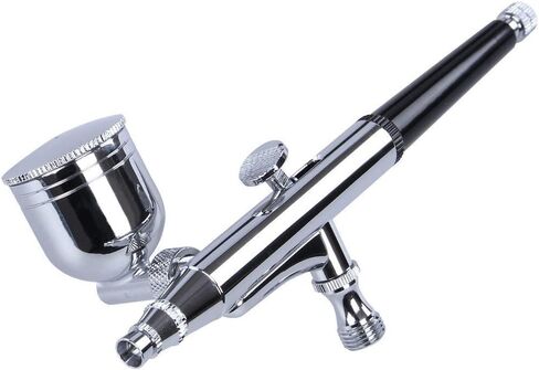 تيمبرتيك فرشاة هوائية مزدوجة المفعول تعمل بالجاذبية مع AG-130K وفرشاة هوائية AG-134K من سايد فيد، خرطوم البخاخة، فوهات 0.2/0.3/0.5 ملم للرسم in Kuwait