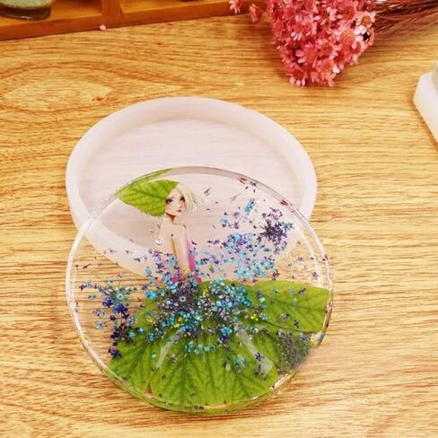 مجموعة قوالب صب الراتنج من Luckkym، مربع مستدير مستطيل بيضاوي سيليكون الراتنج صناعة المجوهرات الحرفية DIY (6 حزم) in Kuwait