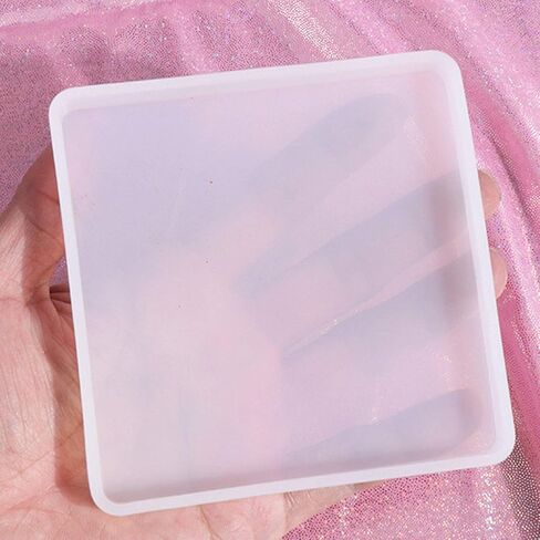مجموعة قوالب صب الراتنج من Luckkym، مربع مستدير مستطيل بيضاوي سيليكون الراتنج صناعة المجوهرات الحرفية DIY (6 حزم) in Kuwait