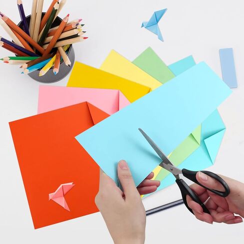 WYKOO 60 Sheets 12x12 Colorful Cardstock 200GSM, 20 Assorted Colors, Premium Thick Card Stock for DIY Art, Scrapbook, Paper Crafting,School Supplies in Kuwait