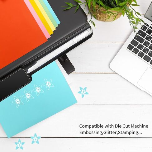 WYKOO 60 Sheets 12x12 Colorful Cardstock 200GSM, 20 Assorted Colors, Premium Thick Card Stock for DIY Art, Scrapbook, Paper Crafting,School Supplies in Kuwait