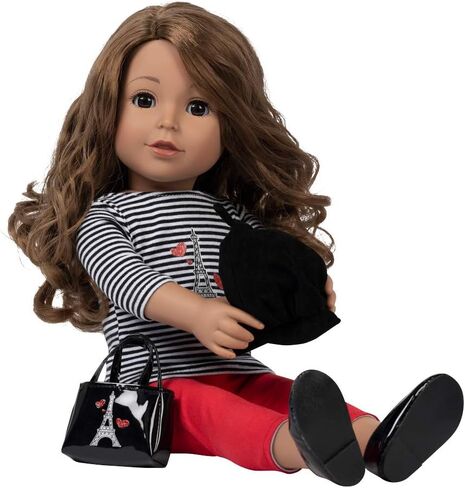 حصريًا من ADORA Amazon - دمية فتاة مقاس 18 بوصة بزي عصري وأنيق، تعزز اللعب التظاهري الإبداعي والتفاعلي الذي لا يُنسى - جاكلين الفتاة المذهلة in Kuwait