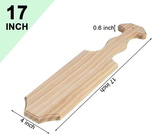 مجداف نسائي خشبي 17 انش، مجداف يوناني من الخشب الصلب غير المصقول in Kuwait