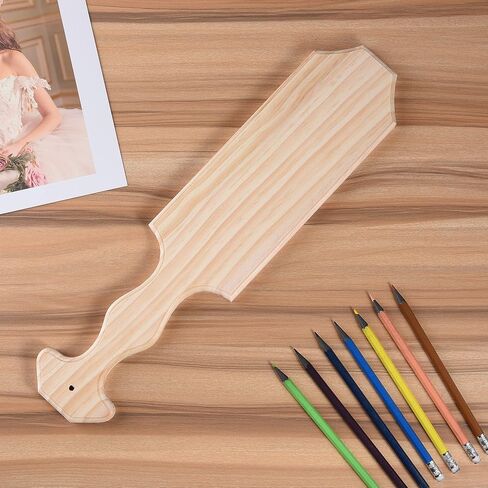 مجداف نسائي خشبي 17 انش، مجداف يوناني من الخشب الصلب غير المصقول in Kuwait