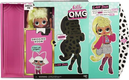 L.O.L. Surprise! O.M.G. Lady Diva Fashion Doll with 20 Surprises in Saudi Arabia