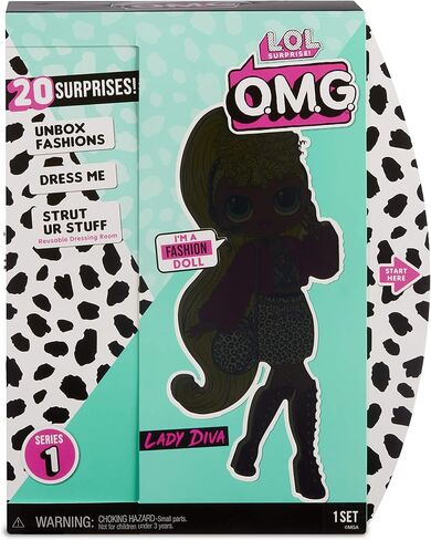 L.O.L. Surprise! O.M.G. Lady Diva Fashion Doll with 20 Surprises in Saudi Arabia