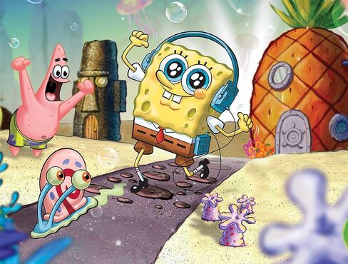 Spongebob Squarepants - 3 in 1 Jigsaw Puzzles for Kids. Great Birthday & Educational Gifts for Boys and Girls. Colorful Pieces Fit Together Perfectly. Great Preschool Aged Learning Gift. in Kuwait